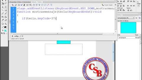 FLASH ACTION SCRIPT 2 EVENTOS TECLADO