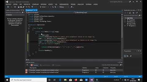 Tablas de multiplicar con ciclo for en C#
