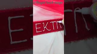 Diy bridal dupatta👰//how to make bridal dupatta💕//customized dupatta #shorts#viral#trending#diy