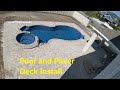 Time Lapse Fiberglass Pool and Paver Deck Home Install