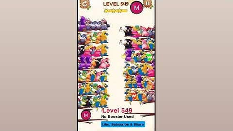 #bird #sort 2 #color #puzzle #level 549 #birdsort #colour #gaming #viral #trending #shorts #solution