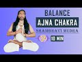 Ajna chakra meditation   shambhavi mudra step by step  shambhavi mudra benefits