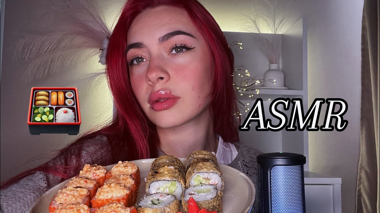 ASMR | 🍱Мукбанг роллов | Болталка о личном 🤫
