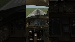 Qatar Airways Cockpit Approach & Landing! 😲🛬 #aviation #cockpit #simulator #shortvideo #shorts