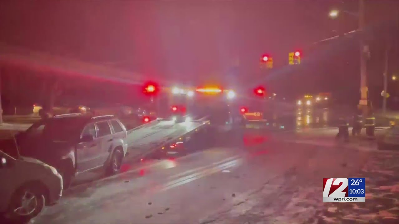 Icy conditions leading to spin outs, crashes on area roadways - YouTube