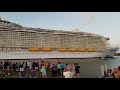 RCCL Symphony Of The Seas departs Port Canaveral