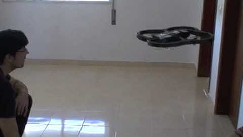 Ar Drone autonomous flight based on face recognition