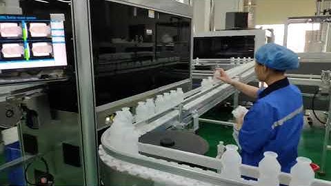 Plastic yogurt bottle blow molding production line with customized  CCD visual inspection system