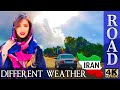 Iran  driving 4k tour in adverse driving conditions 2022 uroad trip through north iran