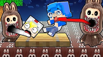 Huy Noob Bị Sóng Thần Labubu.EXE Tấn Công Trong Minecraft