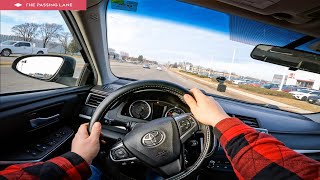 2017 Toyota Camry SE Driving POV | Binaural Sound Experience