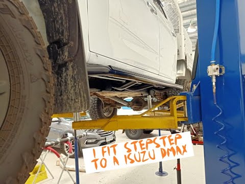 I install side steps to an Isuzu Dmax
