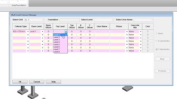 Revit Add-ons InstaCrete–How to add structural columns in a Revit project file?Multi-level column II