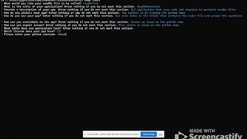 ReadMe Generator Walkthrough