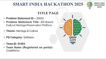 Anveshniya | SIH 2025 Presentation video | PS 25052