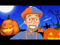 Blippi Halloween Song | Gecko's Garage Songs | Children's Music | Vehicles For Kids!