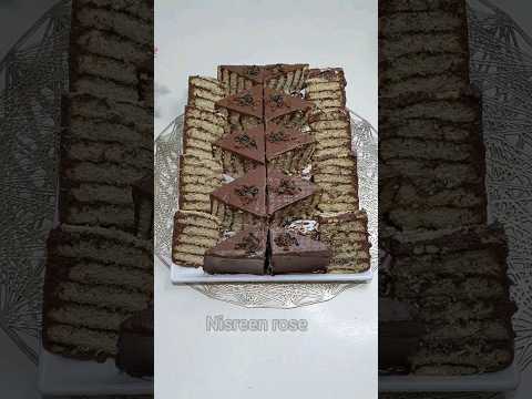 كيكة البسكويت الباردة Shorts حلى سريع حلويات باردة 