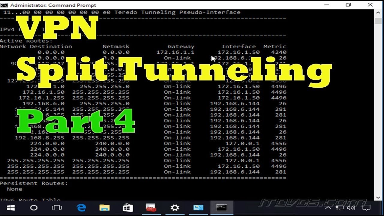 tunneling คือ  2022 New  Configuring and Troubleshooting VPN Split Tunneling on Windows 10 - Part 1