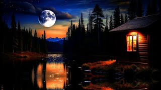 Moon and lake ~ soothing inner calm