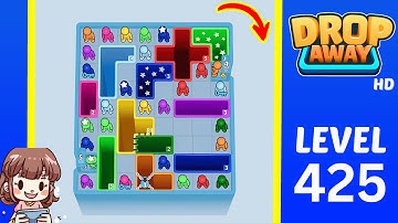 Drop Away Level 425 Solution Walkthrough