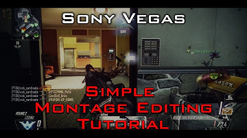 Sony Vegas - Simple Montage Editing Tutorial