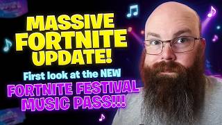 Huge UPDATE to Fortnite RELOADED and BR. NEW SPRITES! First Look at the NEW Festival Music Pass!