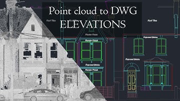 Learn to draw elevations from Point Cloud Scans to DWG in autoCAD