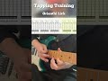 Tapping Training / according to you Orianthi #guitar