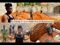 Part 1: Building  in Ghana - Building The Summer Hut & Soakaway | Modifications |  Cost of Materials