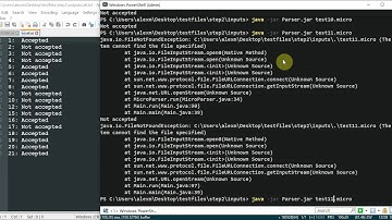 ANTLR4 MicroGrammar Project --- Step 2