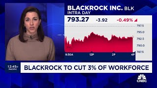 BlackRock will cut 3% of workforce