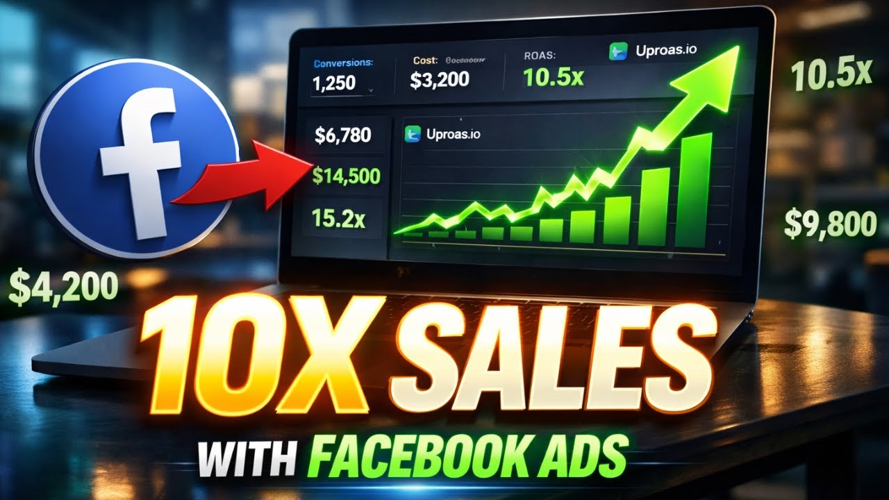 How To 10x Your Sales With Facebook Ads - Uproas.io - YouTube