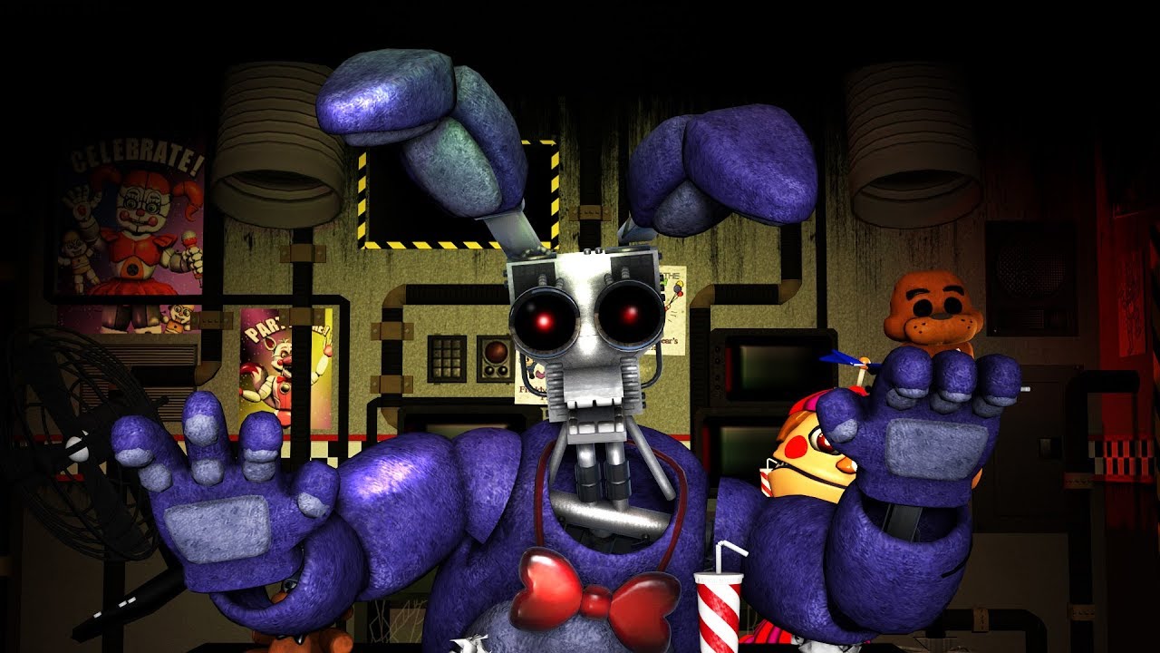 Фнаф 6 читы. Withered Bonnie Ultimate Custom Night. Ultra Custom Night Withered Bonnie Original. SFM Room.