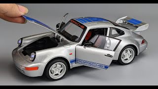 Satisfying with Unboxing of Porsche Carrera RS diecast model car