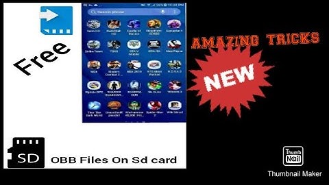 How To Play OBB Games On SD card