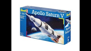 Revell 1/144 Apollo Saturn V build series. Part 10.. paint