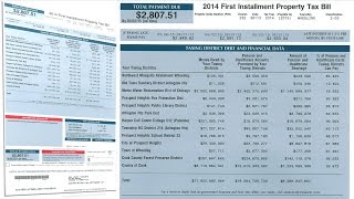 Understanding Your Property Tax bill to track local government debt