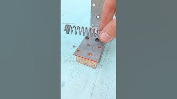 Unique useful DIY equipment for making springs from steel wire yourself #shorts #diy #tools