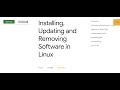 Installing, Updating, and Removing Software in Linux || #Coursera || Week || 💯  || #qwikabs