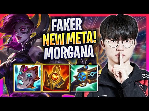 FAKER CRAZY NEW META MORGANA MID! - T1 Faker Plays Morgana MID vs Galio! | Season 2024