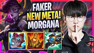 FAKER CRAZY NEW META MORGANA MID! - T1 Faker Plays Morgana MID vs Galio! | Season 2024