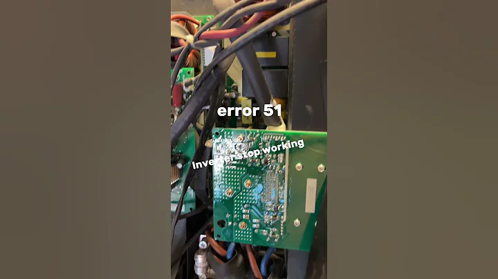 Fixing error 51 on Voltronic Axpert, MPP Solar inverters #shorts #viralshorts