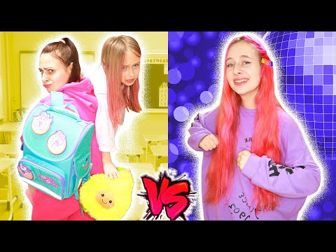 1 класс VS 8 класс понедельник против пятницы #shorts