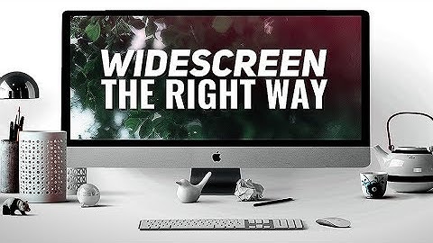 BEST Way to Make WIDESCREEN Videos - in 60 seconds!