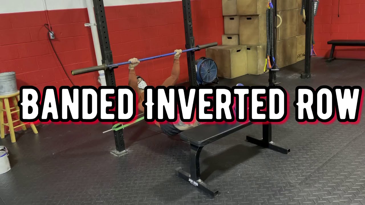 Inverted Row:Banded - YouTube