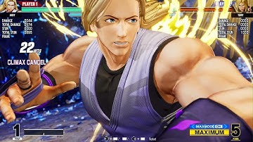 THE KING OF FIGHTERS XV Andy easy jump in combo cancels