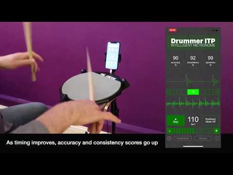Single Stroke Roll Analyzed with Drummer ITP