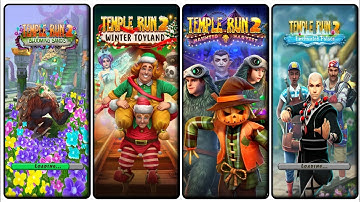 Temple Run 2 Maps 2022 Blooming Sands VS Enchanted Palace VS Haunted Harvest VS Winter Toyland