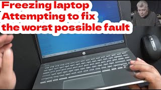 How do I fix my laptop from freezing? HP 14ce3510sa freezing randomly  a common fault