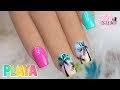 UÑAS CORTAS para PLAYA 🏝 | Coloridas